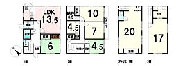 中古戸建　宇治市五ヶ庄二番割