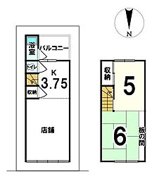 中古テラスハウス 宇治市五ヶ庄平野