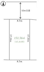 建築条件付売地　吉川市美南5丁目