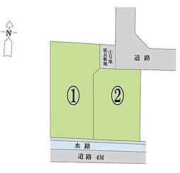 売土地 2区画分譲地　中区福泊