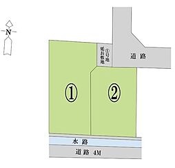 売土地 2区画分譲地　中区福泊