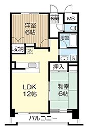 レーベンコートＢ棟 502