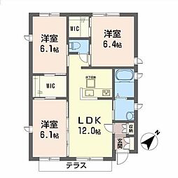 ガーデンヒルズ国見ヶ丘　Ｉ棟 110