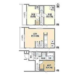 川崎市中原区井田1丁目の一戸建て