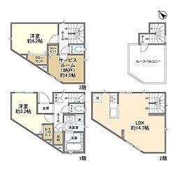 川崎市中原区井田2丁目の一戸建て