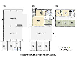南部町沖田面・大型ガレージ・作業場付き　住める秘密基地