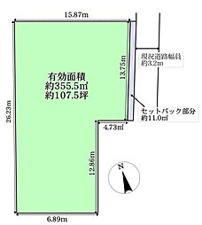 豊中市服部西町一丁目 売土地