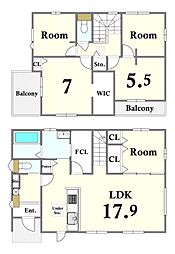 大野城市南ケ丘2丁目　1号棟
