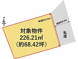 久留米市北野町金島 土地