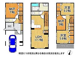 神戸市兵庫区馬場町　新築一戸建て　Ａ号棟