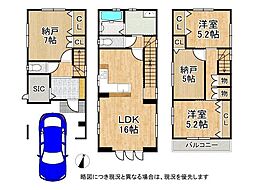神戸市兵庫区馬場町　新築一戸建て　B号棟