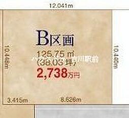 三郷市早稲田7丁目　売土地　B区画