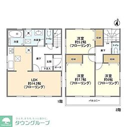 春日部市備後西1丁目の一戸建て
