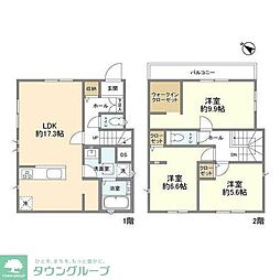 野田市山崎新町の一戸建て