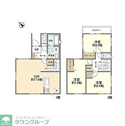 野田市山崎新町の一戸建て