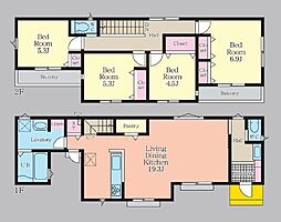 新築戸建 葵区田町一丁目　全3区画　B号棟