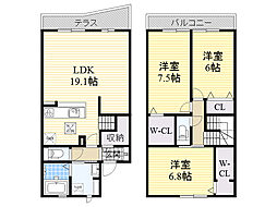 箕面市新稲５丁目の一戸建て