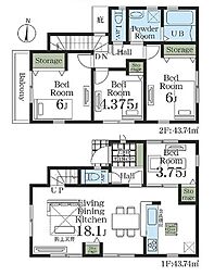 足立区東伊興1丁目　新築戸建