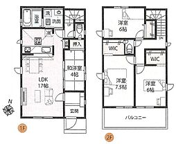 草加市北谷3丁目14期　新築戸建　全2棟　2号棟