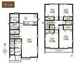 足立区花畑4丁目　新築戸建　全5棟　B号棟