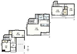 足立区青井2丁目　新築戸建　全2棟　A号棟