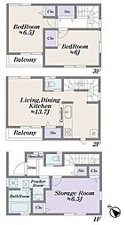 足立区新田3丁目　中古戸建