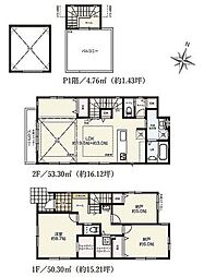足立区神明南1丁目8期　新築戸建　全2棟　2号棟