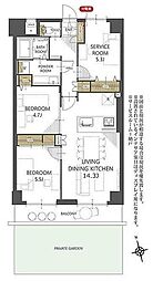レジデンシャル南流山ガーデンテラス 106