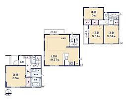 足立区梅田3丁目　新築戸建　全2棟　1号棟