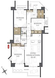 グランドハイツミュウゼ1er