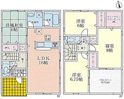 富山市水橋辻ケ堂第1　新築戸建　全3棟　2号棟