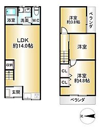 中古テラスハウス　島江町2丁目