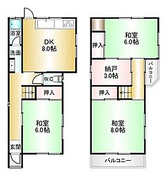 中古戸建　粟生間谷西6丁目