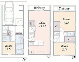 小向西町1丁目戸建3棟