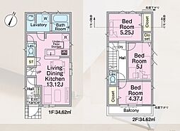 西東京市ひばりが丘北4丁目　全2棟　2号棟