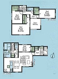 入間市鍵山第7期　全5棟　1号棟