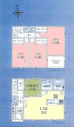 狭山市柏原第13 全3棟 1号棟