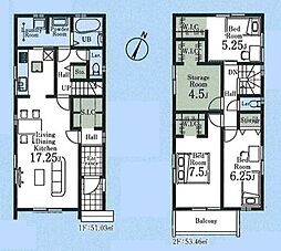 狭山市狭山台2期　全2棟　2号棟