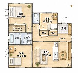 坂戸市赤尾　平屋戸建