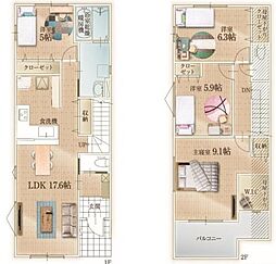 清瀬市下宿1期 全2棟 1号棟
