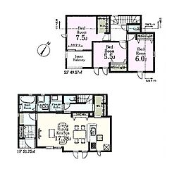 東村山市　久米川町3丁目第2　6号棟