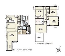 所沢市上安松9期 全8棟 1号棟