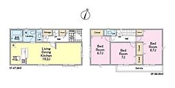 清瀬市 竹丘3丁目 竹丘第11 全2棟 2号棟