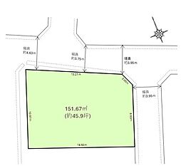 建築条件なし東村山市青葉町3丁目　土地