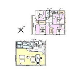 清瀬市下宿1丁目　下宿第17　全9棟　8号棟