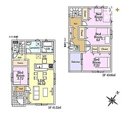 清瀬市中里第23 全13棟 6号棟