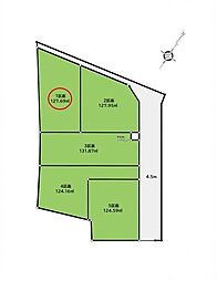 清瀬市　下宿第18　全5区画　1区画