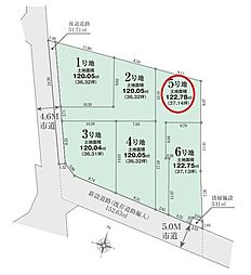 清瀬市　竹丘3丁目　01期　全6区画　5号地
