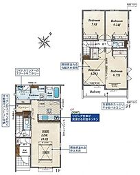 東村山市久米川町3丁目　全3棟　2号棟