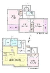 所沢市花園5期　全1棟　1号棟